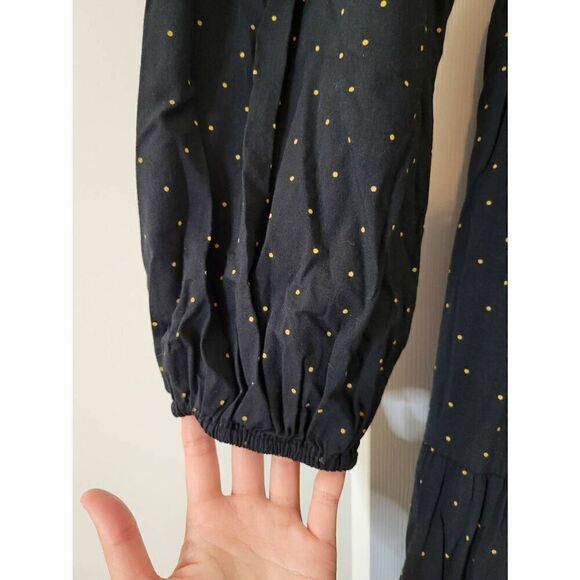 Madewell Lucie Tiered Midi Dress in Dot Item NH099 S NWT - Picture 4 of 9